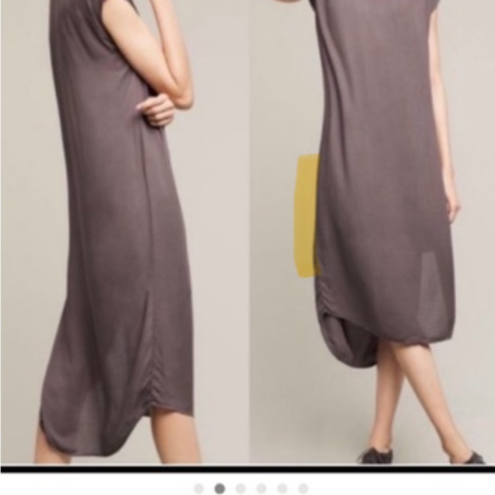 Cloth & Stone Charcoal Midi Dress
